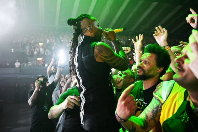 The Prodigy performing at OVO Arena in London LONDON, ENGLAND - APRIL 25: Maxim of ˜The Prodigy™ performing at OVO Arena, Wembley on April 25, 2026 in London, England. CAP MAR MAR Great Britain Copyright: xMartinxHarris CapitalxPicturesx