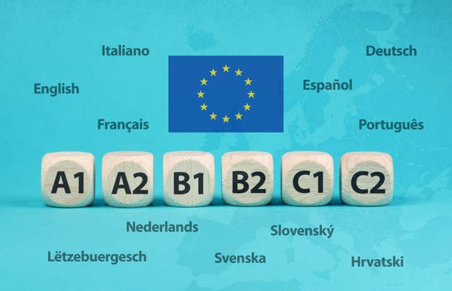 In Europa gesprochene europäische Sprachen, unterschiedliche Sprachkenntnisse und das Konzept der Mehrsprachigkeit, mehrsprachige Geschäftswelt, Gemeinschaft der Mehrsprachigkeit European languages spoken in Europe, different language learning level and polyglot concept, multilingual business, community of multilingualism (License=RF) Copyright: xZoonar.com BeritxKesslerx 24938369