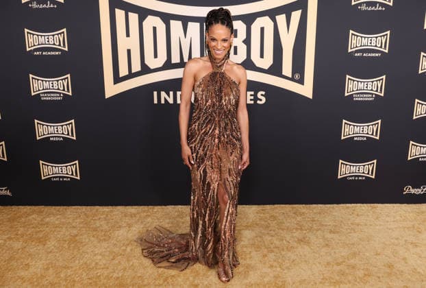 Homeboy Industries 2026 Lo Maximo Awards and Fundraising Gala at the JW Marriott Featuring: Goapele Where: Los Angeles, California, United States When: 26 Apr 2026 Credit: Faye s Vision Cover Images EDITORIAL USE ONLY. NOT FOR USE BY NEWSPAPERS BASED IN THE UK. Copyright: xx coverimg55645903