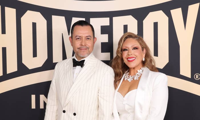 Homeboy Industries 2026 Lo Maximo Awards and Fundraising Gala at the JW Marriott Featuring: Shirley Torres, Steve Delgado Where: Los Angeles, California, United States When: 26 Apr 2026 Credit: Faye s Vision Cover Images EDITORIAL USE ONLY. NOT FOR USE BY NEWSPAPERS BASED IN THE UK. Copyright: xx coverimg55645767