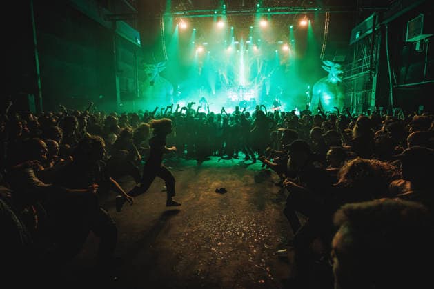 Kreator live in Copenhagen, Denmark Copenhagen, Denmark. 25th, April 2026. Concert goers seen at a live concert with the German thrash metal band Kreator at Poolen in Copenhagen. Denmark, Copenhagen  Copyright: xGonzalesxPhoto ChristianxHjorthx