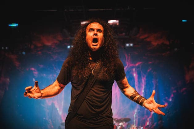 Kreator live in Copenhagen, Denmark Copenhagen, Denmark. 25th, April 2026. The German thrash metal band Kreator performs a live concert at Poolen in Copenhagen. Here vocalist and guitarist Miland Petrozza is seen live on stage. Denmark, Copenhagen  Copyright: xGonzalesxPhoto ChristianxHjorthx