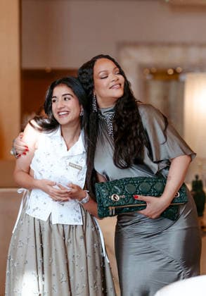 RECORD DATE NOT STATED Pop-star Rihanna with Radhika Merchant during her visit to the Ambani family at their home for lunch Mumbai, April 26 (ANI): Pop-star Rihanna with Radhika Merchant during her visit to the Ambani family at their home for lunch, in Mumbai on Sunday. Mumbai Maharashtra India Copyright: xANIx ANI_20260426087