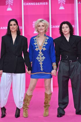 Pink Carpet - The 9th Canneseries International Festival - Day 4 FC CANNES, FRANCE - APRIL 26 Hiba Bennani, Olivia Côte, Roman Doduik attend Day Four of the 9th Canneseries International Festival on April 26, 2026 in Cannes, France. Photo by Franck Castel ABACAPRESS.COM Cannes France  Copyright: xCastelxFranck ABACAx