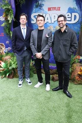 Premiere of Swapped LOS ANGELES, CALIFORNIA - APRIL 26: John Whittington, Robert Snow and Christian Magalhaes at the Premiere of Netflix s Swapped at Netflix Tudum Theater on April 26, 2026 in Los Angeles, California. Credit: AdMedia EDITORIAL USE ONLY  Copyright: xx AdMediax admphotostwo984749