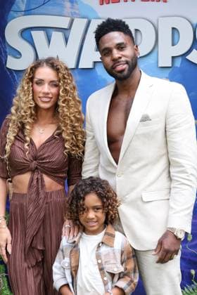 Premiere of Swapped LOS ANGELES, CALIFORNIA - APRIL 26: Jena Frumes, Jason King Derulo and Jason Derulo at the Premiere of Netflix s Swapped at Netflix Tudum Theater on April 26, 2026 in Los Angeles, California. Credit: AdMedia EDITORIAL USE ONLY  Copyright: xx AdMediax admphotostwo984756