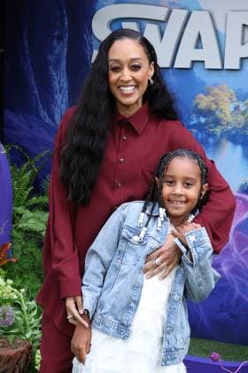 Premiere of Swapped LOS ANGELES, CALIFORNIA - APRIL 26: Tia Mowry at the Premiere of Netflix s Swapped at Netflix Tudum Theater on April 26, 2026 in Los Angeles, California. Credit: AdMedia EDITORIAL USE ONLY  Copyright: xx AdMediax admphotostwo984812