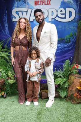 Premiere of Swapped LOS ANGELES, CALIFORNIA - APRIL 26: Jena Frumes, Jason King Derulo and Jason Derulo at the Premiere of Netflix s Swapped at Netflix Tudum Theater on April 26, 2026 in Los Angeles, California. Credit: AdMedia EDITORIAL USE ONLY  Copyright: xx AdMediax admphotostwo984837