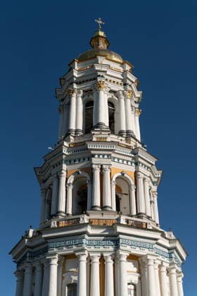 Der Glockenturm der Großen Lawra der Kiewer Höhlenkloster, Kiew, Ukraine Great Lavra Bell Tower of Kyiv Pechersk Lavra, Kyiv Ukraine (License=RF) Copyright: xZoonar.com natatravelx 24943187