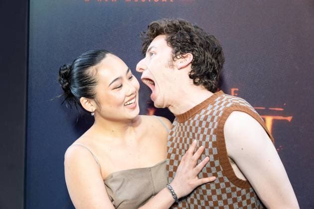 April 26, 2026, Bronx, New York, USA: Helen J. Shen and Andrew Barth Feldman attend Lost Boys opening night on Broadway at Palace Theatre in New York, NY on April 26, 2026. Bronx USA - ZUMAr339 20260426_znp_r339_142 Copyright: xLevxRadinx