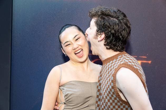 April 26, 2026, Bronx, New York, USA: Helen J. Shen and Andrew Barth Feldman attend Lost Boys opening night on Broadway at Palace Theatre in New York, NY on April 26, 2026. Bronx USA - ZUMAr339 20260426_znp_r339_141 Copyright: xLevxRadinx