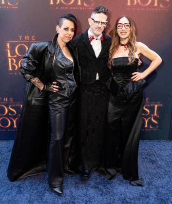 April 26, 2026, Bronx, New York, USA: AG, Gabriel Mann, Kyler England attend Lost Boys opening night on Broadway at Palace Theatre in New York, NY on April 26, 2026. Bronx USA  - ZUMAr339 20260426_znp_r339_075 Copyright: xLevxRadinx