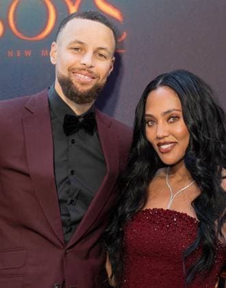 April 26, 2026, Bronx, New York, USA: Steph Curry and Ayesha Curry attend Lost Boys opening night on Broadway at Palace Theatre in New York, NY on April 26, 2026. Bronx USA  - ZUMAr339 20260426_znp_r339_087 Copyright: xLevxRadinx