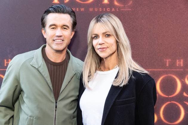 April 26, 2026, Bronx, New York, USA: Rob McElhenney and Kaitlin Olson attend Lost Boys opening night on Broadway at Palace Theatre in New York, NY on April 26, 2026. Bronx USA - ZUMAr339 20260426_znp_r339_103 Copyright: xLevxRadinx