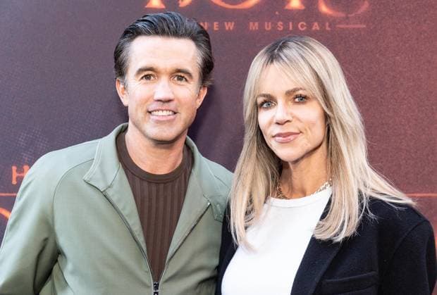 April 26, 2026, Bronx, New York, USA: Rob McElhenney and Kaitlin Olson attend Lost Boys opening night on Broadway at Palace Theatre in New York, NY on April 26, 2026. Bronx USA - ZUMAr339 20260426_znp_r339_102 Copyright: xLevxRadinx