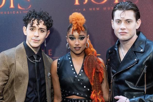 April 26, 2026, Bronx, New York, USA: Ali Louis Bourzgui, Maria Wirries and LJ Benet attend Lost Boys opening night on Broadway at Palace Theatre in New York, NY on April 26, 2026. Bronx USA - ZUMAr339 20260426_znp_r339_070 Copyright: xLevxRadinx