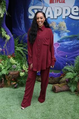 LOS ANGELES, CALIFORNIA APRIL 26 Tia Mowry at the Premiere of Netflix s Swapped at Netflix Tudum Theater on April 26, 2026 in Los Angeles, California Credit AdMedia 455412 2026 04 26  Copyright: xAdMediax STAR_455412_015
