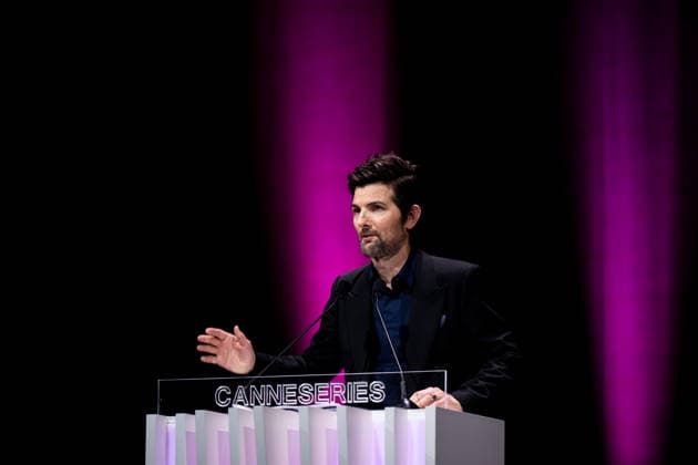 Canneseries 2026 Adam Scott a lhonneur Adam Scott receives the Canal Icon award during a ceremony at the 9th Canneseries International Festival in Cannes, France on April 26, 2026 Photo by Loran Mafar Starface 455415 2026 04 26 Cannes Fidji Scott, Adam  Copyright: xLoranxMafarx xStarfacex STAR_455415_010