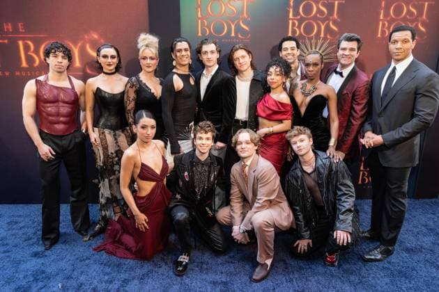 April 26, 2026, Bronx, New York, USA: Cast members of ensemble attend Lost Boys opening night on Broadway at Palace Theatre in New York, NY on April 26, 2026. Bronx USA - ZUMAr339 20260426_znp_r339_024 Copyright: xLevxRadinx