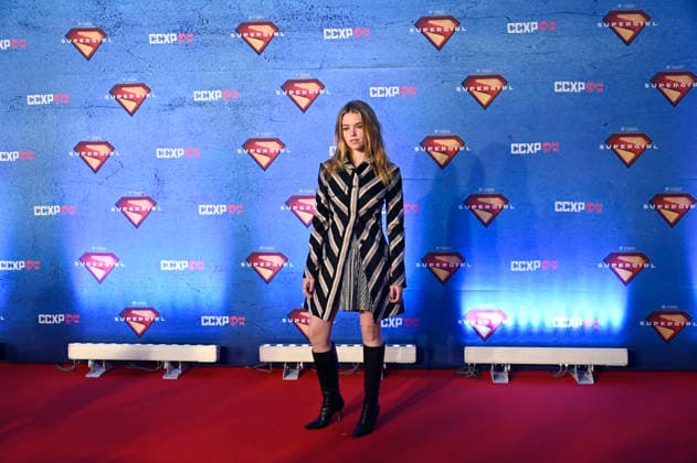 Supergirl Photocall in Mexico City Actress Milly Alcock poses for photos during the Supergirl photocall as part of the pop culture festival CCXP Comic Con Experience at Centro Banamex on April 26, 2026 in Mexico City, Mexico. (Photo by Carlos Tischler Eyepix Group) Copyright: xCarlosxTischler xEyepixxGroupx CT_26042026_182444