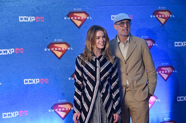 Supergirl Photocall in Mexico City Actress Milly Alcock and Director Craig Gillespie pose for photos during the Supergirl photocall as part of the pop culture festival CCXP Comic Con Experience at Centro Banamex on April 26, 2026 in Mexico City, Mexico. (Photo by Carlos Tischler Eyepix Group) Copyright: xCarlosxTischler xEyepixxGroupx CT_26042026_182463