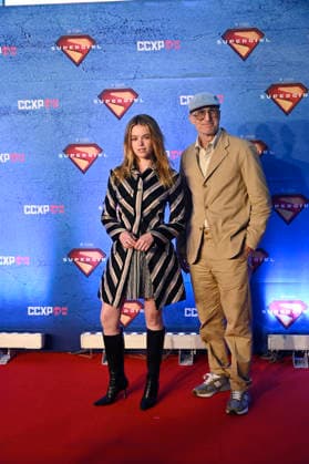 Supergirl Photocall in Mexico City Actress Milly Alcock and Director Craig Gillespie pose for photos during the Supergirl photocall as part of the pop culture festival CCXP Comic Con Experience at Centro Banamex on April 26, 2026 in Mexico City, Mexico. (Photo by Carlos Tischler Eyepix Group) Copyright: xCarlosxTischler xEyepixxGroupx CT_26042026_182451