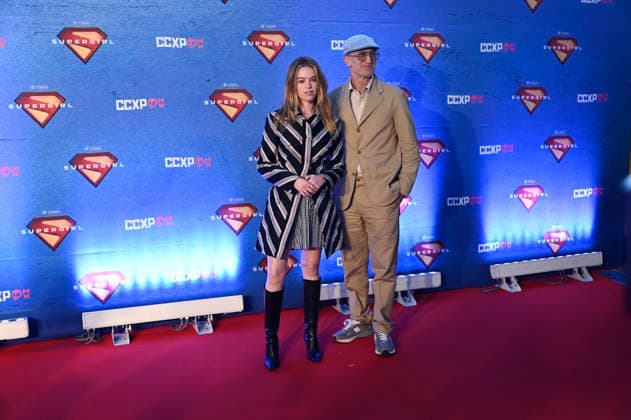 Supergirl Photocall in Mexico City Actress Milly Alcock and Director Craig Gillespie pose for photos during the Supergirl photocall as part of the pop culture festival CCXP Comic Con Experience at Centro Banamex on April 26, 2026 in Mexico City, Mexico. (Photo by Carlos Tischler Eyepix Group) Copyright: xCarlosxTischler xEyepixxGroupx CT_26042026_182468