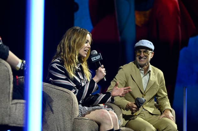 April 26, 2026, Mexico City, Ciudad de Mexico, Mexico: Actress Milly Alcock and Director Craig Gillespie speak during a conference to promote Supergirl movie at the pop culture festival CCXP Comic Con Experience at Centro Banamex on April 26, 2026 in Mexico City, Mexico. Mexico City Mexico  - ZUMAe321 20260426_zea_e321_144 Copyright: xCarlosxTischlerx