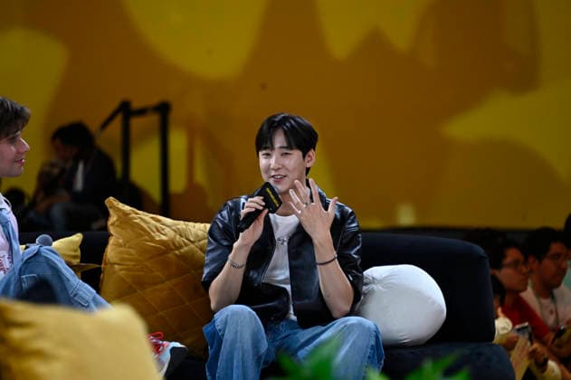 April 26, 2026, Mexico City, Ciudad de Mexico, Mexico: Kevin Woo speaks during a conference at the pop culture festival CCXP Comic Con Experience at Centro Banamex on April 26, 2026 in Mexico City, Mexico. Mexico City Mexico  - ZUMAe321 20260426_zea_e321_244 Copyright: xCarlosxTischlerx