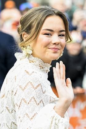 Dokkum, The Netherlands, 2026-04-27 11:08:03 DOKKUM, 27-04-2026 , Dokkum City Centre Princess Ariane during King s Day 2026 in Dokkum Photo: NLBeeld Patrick van Emst Credit: NL Beeld Patrick van Emst  Copyright: xx x
