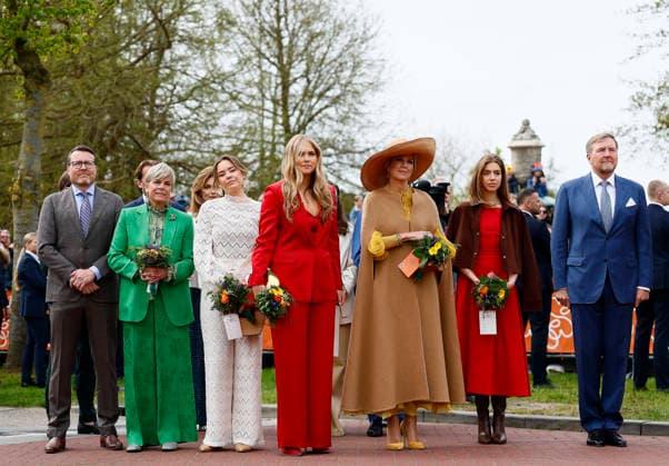 27-04-2026 Koningsdag Dutch royal family during Kingsday in Dokkum, Friesland King Willem-Alexander and Queen Maxima and Princess Amalia and Princess Alexia and Princess Ariane Princess Laurentien and Prince Constantijn Â  Copyright: xPPEx