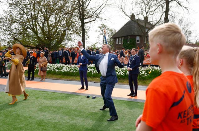 27-04-2026 Koningsdag Dutch royal family during Kingsday in Dokkum, Friesland King Willem-Alexander and Queen Maxima Â  Copyright: xPPEx