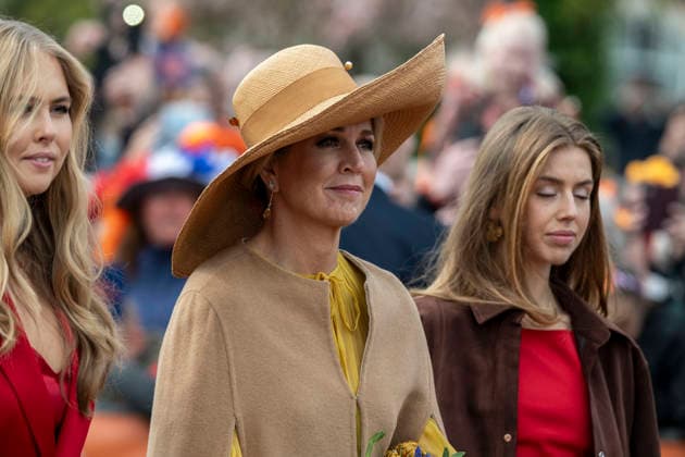 Aankomst Koninklijke familie in Dokkum DOKKUM - Koningsdag wordt in Dokkum in Friesland gevierd door de Koninklijke familie. Credit : Frank van Beek CC Dokkum Nederland  Copyright: xx FrankxvanxBeekx xCCx