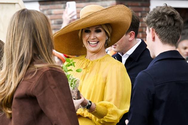 Dokkum, The Netherlands, 2026-04-27 11:40:26 DOKKUM, 27-04-2026 , Dokkum City Centre Queen Maxima during King s Day 2026 in Dokkum Photo: NLBeeld Patrick van Emst Credit: NL Beeld Patrick van Emst  Copyright: xx x