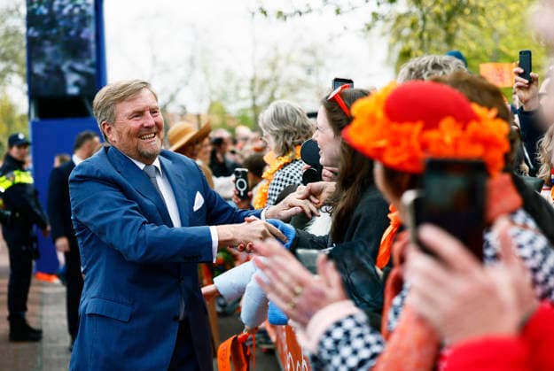 27-04-2026 Koningsdag King Willem-Alexander during Kingsday in Dokkum, Friesland Â  Copyright: xPPEx