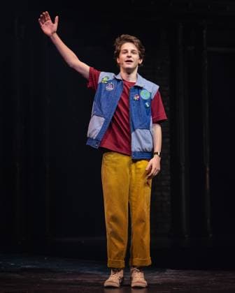 Benjamin Pajak on stage for THE LOST BOYS Opening Night Curtain Call on Broadway, Palace Theatre, New York, NY, April 26, 2026. Photo By: Simon Lindenblatt Everett Collection THE LOST BOYS Opening Night Curtain Call on Broadway 
