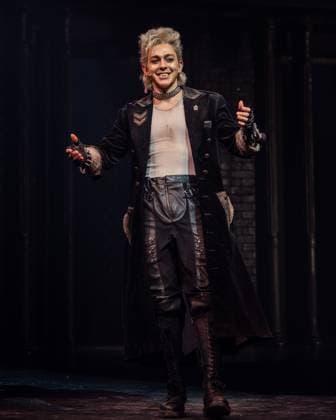 Ali Louis Bourzgui on stage for THE LOST BOYS Opening Night Curtain Call on Broadway, Palace Theatre, New York, NY, April 26, 2026. Photo By: Simon Lindenblatt Everett Collection THE LOST BOYS Opening Night Curtain Call on Broadway 