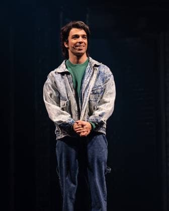 Pierre Marais on stage for THE LOST BOYS Opening Night Curtain Call on Broadway, Palace Theatre, New York, NY, April 26, 2026. Photo By: Simon Lindenblatt Everett Collection THE LOST BOYS Opening Night Curtain Call on Broadway 