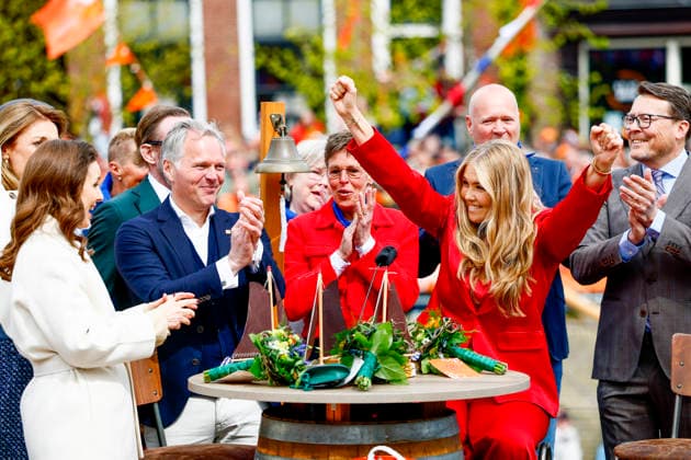 27-04-2026 Koningsdag Princess Amalia during Kingsday in Dokkum, Friesland Â  Copyright: xPPEx