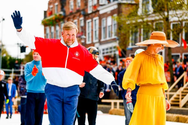 27-04-2026 Koningsdag King Willem-Alexander and Queen Maxima during Kingsday in Dokkum, Friesland Â  Copyright: xPPEx