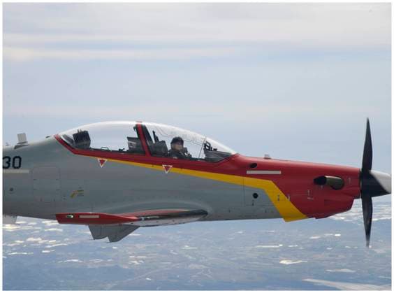 Princess Leonor of Borbon during first solo flight at the Air Force Academy in San Javier, Murcia on 27 April 2026 Cordon Press 