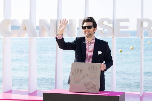 Adam Scott Honored With Handprints At The 9th Canneseries International Festival Adam Scott honoured with handprints during the 9th Canneseries International Festival at Plage Du Majestic on April 27, 2026 in Cannes, France. Photo by ShootPix ABACAPRESS.COM Cannes France  Copyright: xShootpix ABACAx