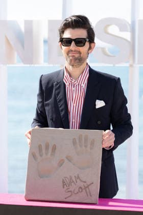 Adam Scott Honored With Handprints At The 9th Canneseries International Festival Adam Scott honoured with handprints during the 9th Canneseries International Festival at Plage Du Majestic on April 27, 2026 in Cannes, France. Photo by ShootPix ABACAPRESS.COM Cannes France  Copyright: xShootpix ABACAx