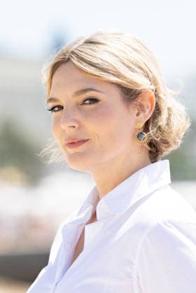 The 9th Canneseries International Festival - Jury Doc Photocall Léa Camilleri attend JURY DOC Photocall at the 9th Canneseries International Festival at Plage Du Majestic on April 27, 2026 in Cannes, France. Photo by ShootPix ABACAPRESS.COM Cannes France  Copyright: xShootpix ABACAx