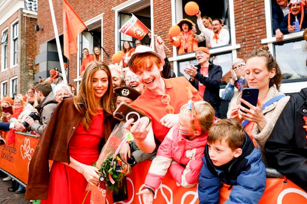 27-04-2026 Koningsdag Dutch royal family during Kingsday in Dokkum, Friesland Princess Alexia Â  Copyright: xPPEx