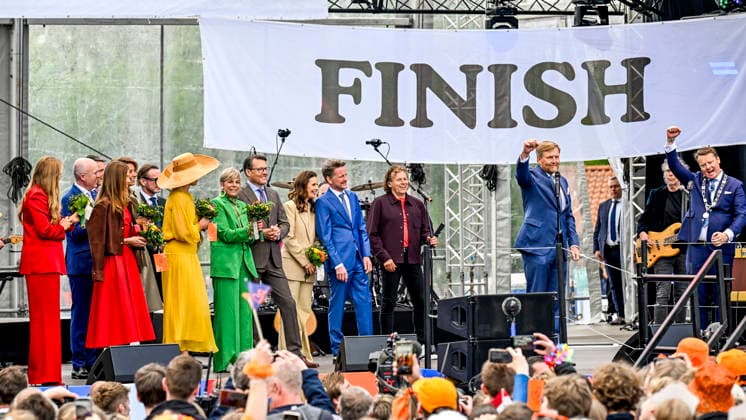 27-04-2026 Koningsdag Dutch royal family during Kingsday in Dokkum, Friesland King Willem-Alexander and Queen Maxima and Princess Amalia and Princess Alexia and Princess Ariane Princess Laurentien and Prince Constantijn Princess Marilene and Prince Maurits Prince Bernhard Prince Pieter-Christiaan and Princess Anita Princess Aimee and Prince Floris Â  Copyright: xPPEx