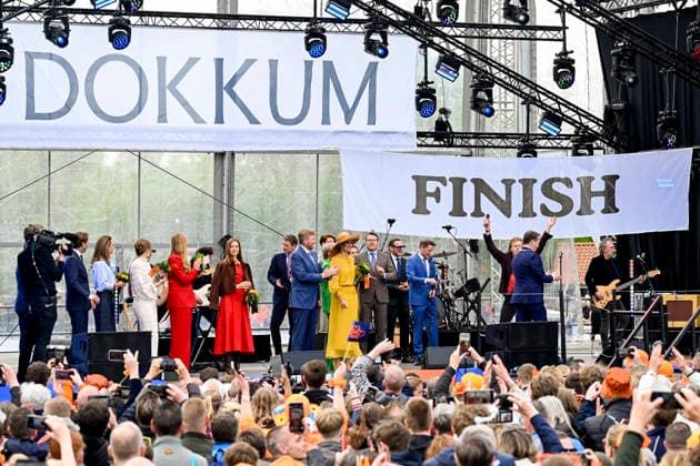 27-04-2026 Koningsdag Dutch royal family during Kingsday in Dokkum, Friesland King Willem-Alexander and Queen Maxima and Princess Amalia and Princess Alexia and Princess Ariane Princess Laurentien and Prince Constantijn Princess Marilene and Prince Maurits Prince Bernhard Prince Pieter-Christiaan and Princess Anita Princess Aimee and Prince Floris Â  Copyright: xPPEx