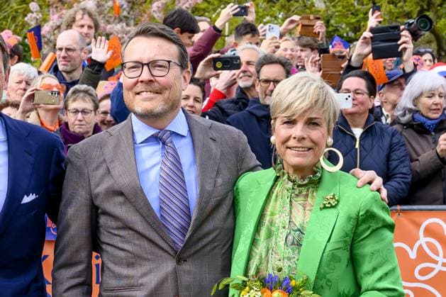 Dokkum, The Netherlands, 2026-04-27 11:08:50 DOKKUM, 27-04-2026 , Dokkum City Centre Princess Laurentien with Prince Constantijn during King s Day 2026 in Dokkum Photo: NLBeeld Patrick van Emst Credit: NL Beeld Patrick van Emst  Copyright: xx x