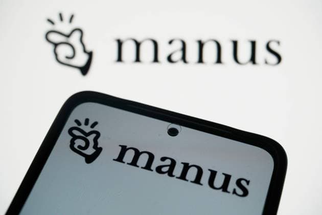 China Manus Scrutiny A staged scene showing the logo of Manus Monday, April 27, 2026. The Chinese government on Monday called for Meta to unwind its $2 billion acquisition of Manus, a Singaporean AI startup with Chinese roots, after months of weighing the impact of the intervention., Credit:LONG WEI Avalon CHINA, ZHEJIANG, HANGZHOU  Copyright: xLONGxWEIx xAvalonx 1094766098