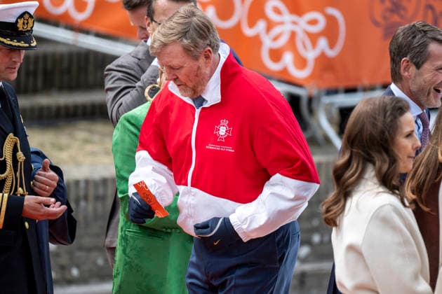 Koning op de schaats in Dokkum DOKKUM - Koningsdag wordt in Dokkum in Friesland gevierd door de Koninklijke familie. Credit : Frank van Beek CC Dokkum Nederland  Copyright: xx FrankxvanxBeekx xCCx